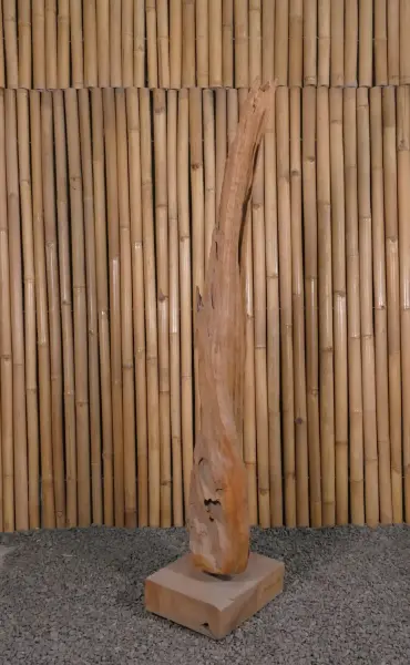Product image 5 of the product “Root with stand made of teak wood about 160cm height ”